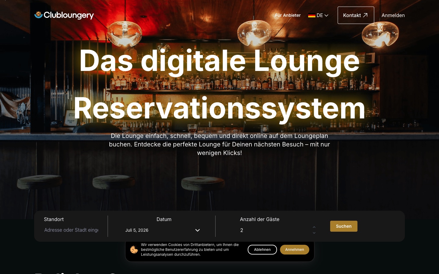Clubloungery: the digital lounge reservation system
